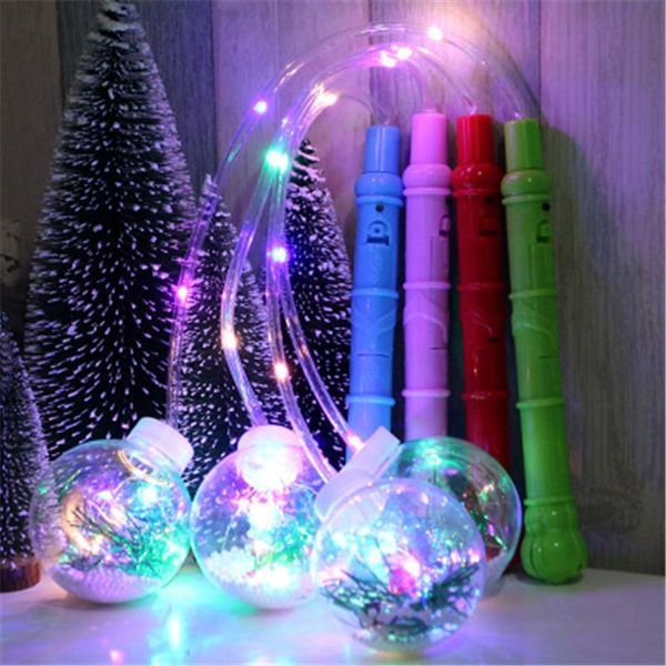 

glowing christmas ball led light gift children's small hand rab shake stick toy party decoration