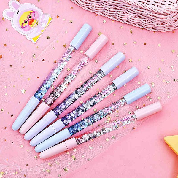 

pens net red quicksand neutral korean wind fairy writing colorful quicksand water student hand account oil