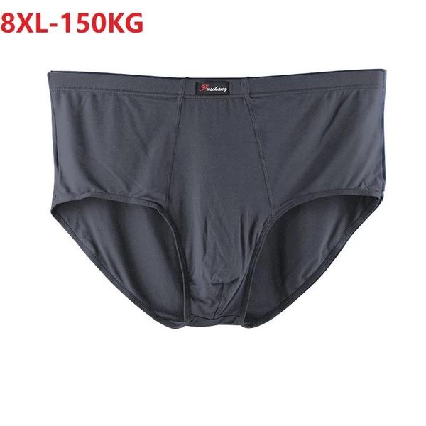 

underpants plus size 13xl underwear men modal briefs para 11xl shorts loose soft large oversized breathable blue, Black;white