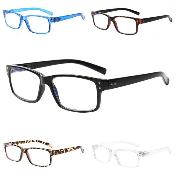 

sunglasses 5 pairs of reading glasses anti-blue light spring hinge men's and women's anti-glare lightweight reader, White;black