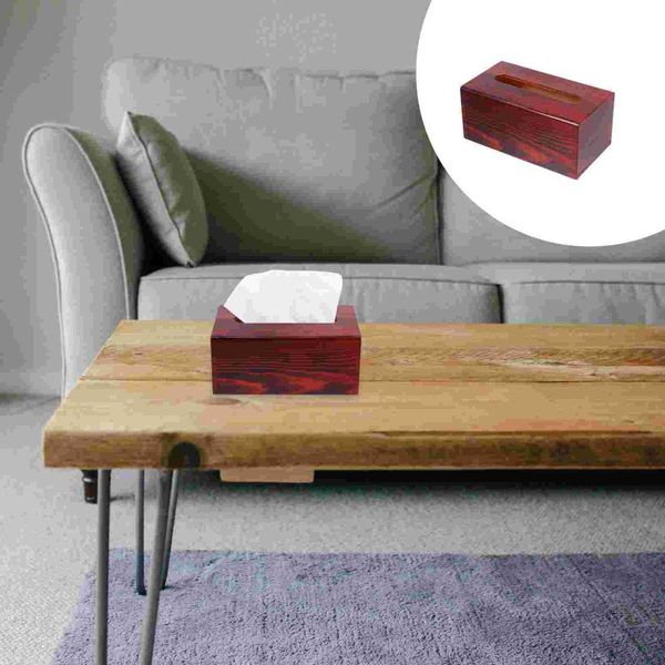 

tissue boxes & napkins 1pc retro box wooden napkin table holder container