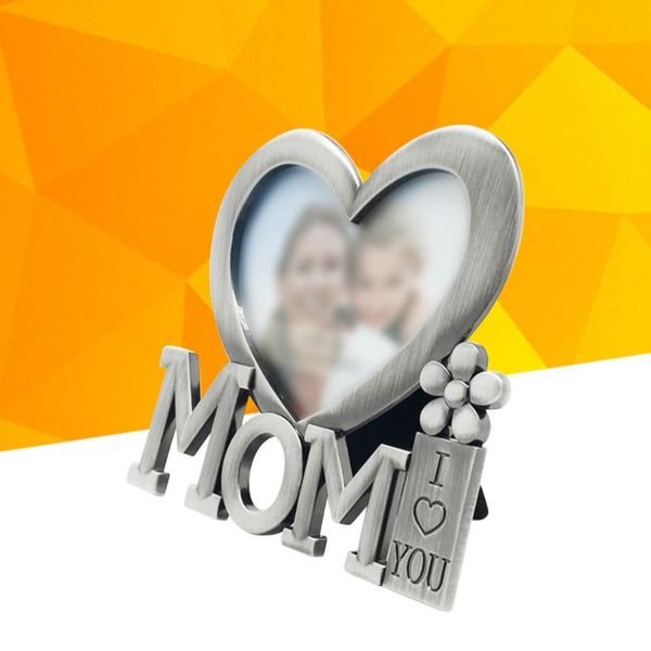 

frames mother's day po frame heart shape metal prop mom