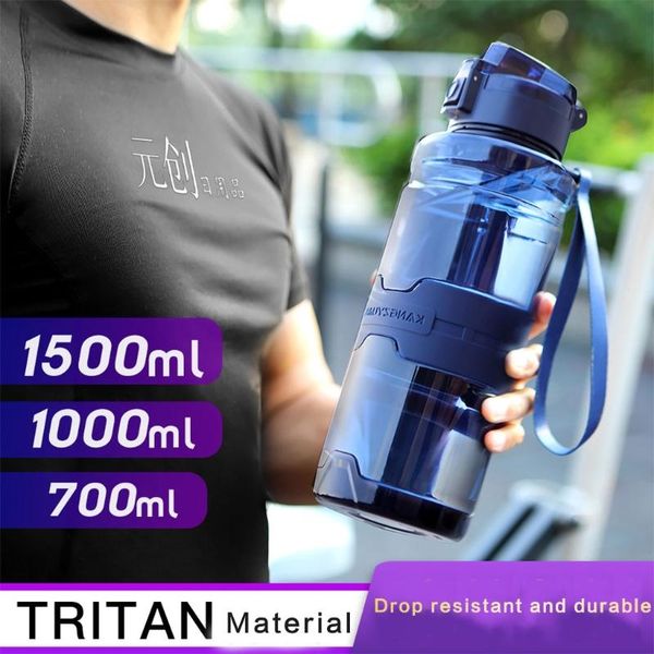 

water bottle a5kc 1500ml sport tritan leakproof drink for outdoors camping gym