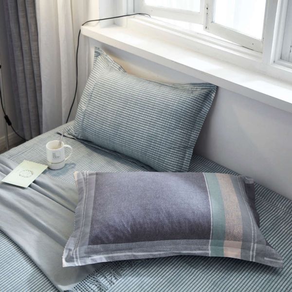 

cotton pillow case pure cotton double student dormitory 48x74cm one pair