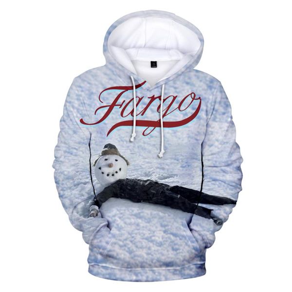 

men's hoodies & sweatshirts 2021 fargo sweatshirt boys / girls casual streetwear hooded pullover men women fashion hoodie, Black