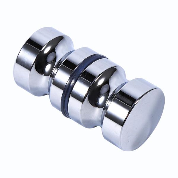 

handles & pulls door handle aluminum alloy 1.1" dia single glass knob bathroom shower cabinet with screw bouton de porte en verre