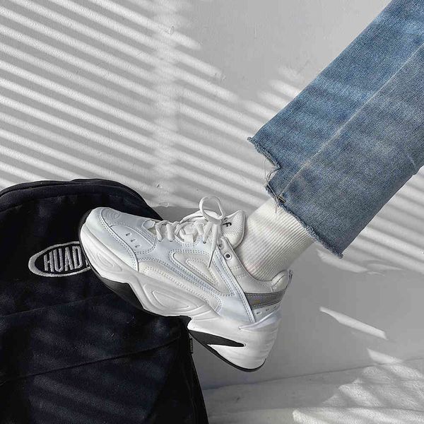 

shoes women 2021 spring new daddy shoes ins fashion casual running korean sports