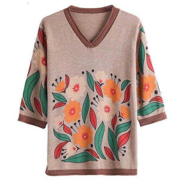 

women's sweaters printed t-shirt spring/summer fashion style sleeve loose slim casual knitwear 2du1, White;black