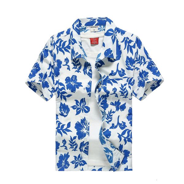 

mens luxury designer shirts summer short sleeve print shirt beach male casual ching loose plus size, White;black