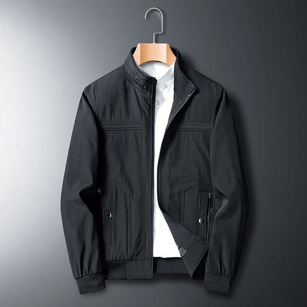 

men's bomber zipper jacket male casual streetwear hip hop slim fit pilot coat men clothing plus size 210518, Black;brown