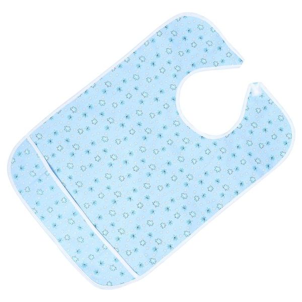 

racing sets 1pc waterproof eating apron practical cotton feeding bib, Black;blue