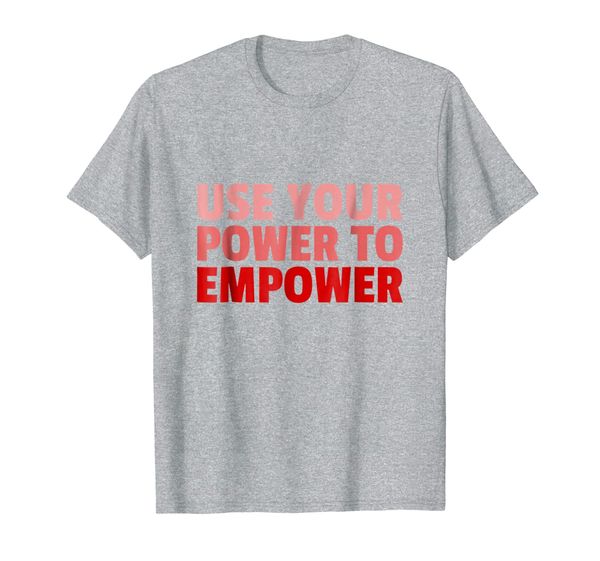 

use your power to empower human rights t shirt, White;black