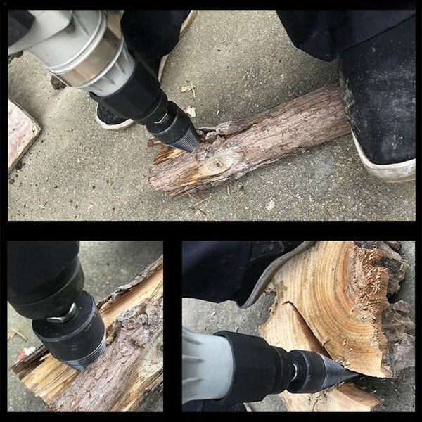 

professional drill bits weichai bit chop wood splitting tool log splitters chopper machine cone breaker breaking firewood o3s8