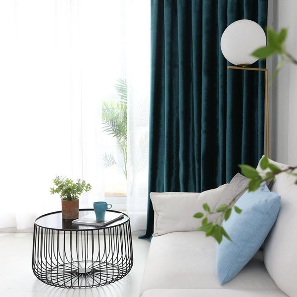 

european style curtains for living dining room bedroom custom solid color italian cashmere curtain finished modern simple fabric & drapes