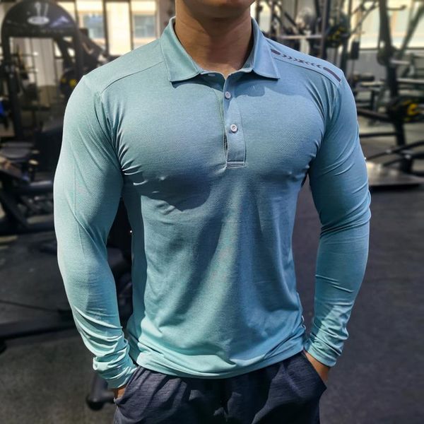 

running jerseys design quick dry shirt men bodybuilding sport t-shirt long sleeve compression gym fitness tight autumn winter, Black;blue