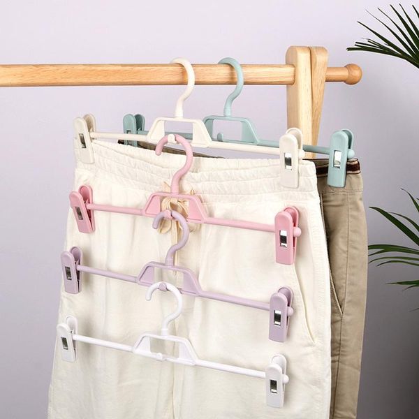 

hangers & racks 5 pcs/set nordic color plastic kids clothes hanger home non-slip seamless dry wet children baby clothe