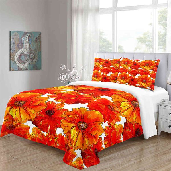 

bedding sets soft 3d set flowers print duvet cover with pillowcase twin/ quilt for decorating the bedroom uuzm