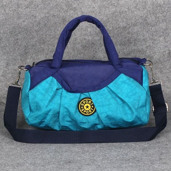 

evening bags waterproof polyester fabric shoulder messenger bag women's contrast color fashion casual travel handbags cc