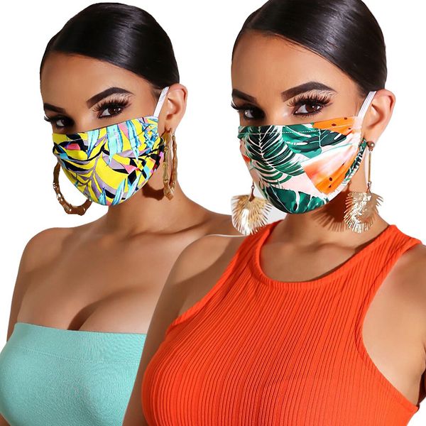 

printed mask fashion dust mask decorative washed cotton mask