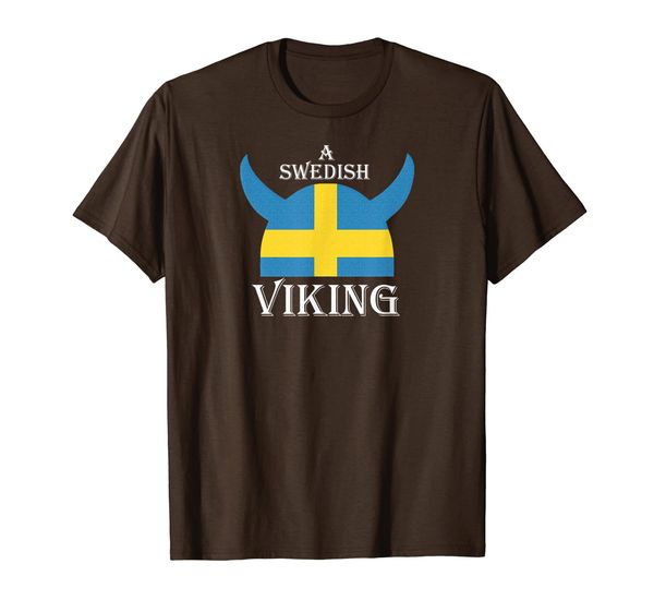 

sweden swedish viking t-shirt, White;black