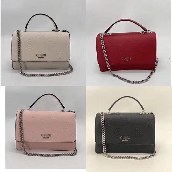 

2021 new gues messenger bag embossed shoulder casual women's