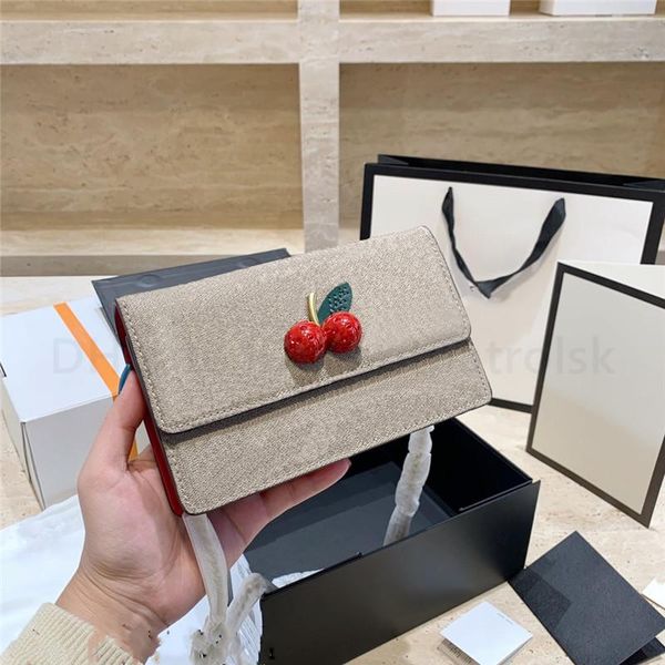 

classic luxurys designers bag lady fashion crossbody cherry handbags 2022 women chains shoulder bags messenger