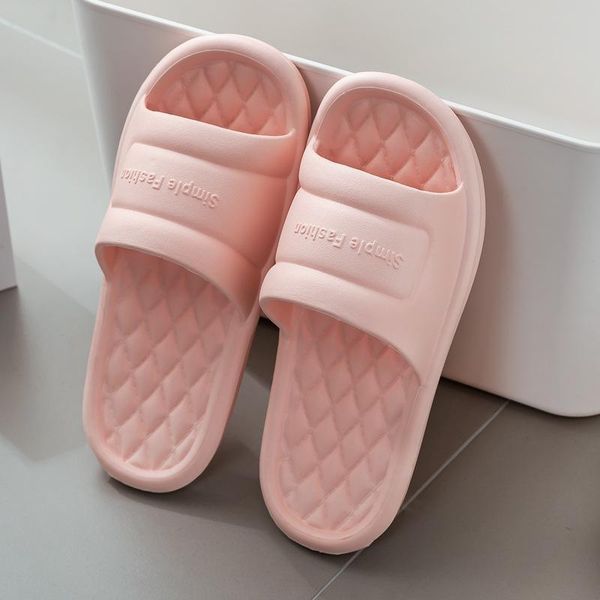 

slippers summer sandals non-slip eva women home couples flip flops men's household flat shoes drag bathroom el, Black