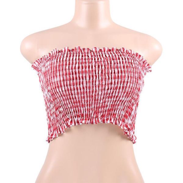 

summer bra with ruffles for girls, Red;black