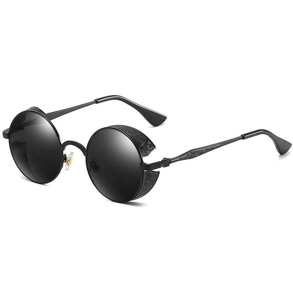 

fashion sunglasses frames ocean piece steampunk versatile metal frame glasses, Black