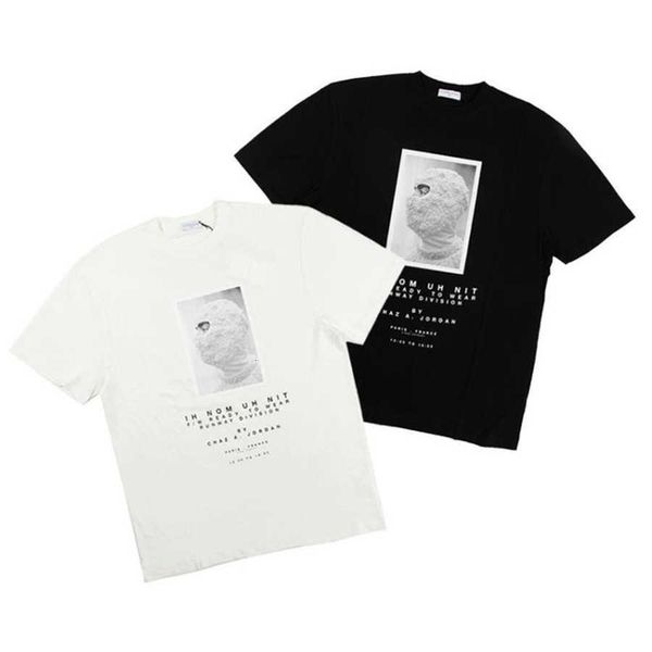 

men's t-shirts ih nom uh nit relaxed mask t-shirt of the women men's summer style loose clos, White;black