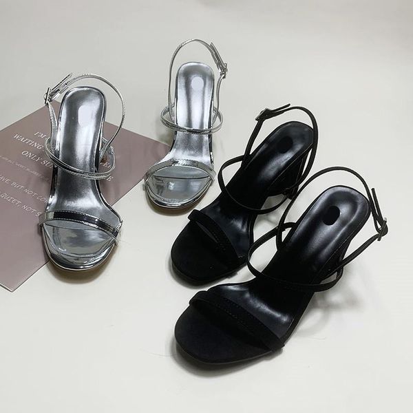 

dress shoes 2021 summer open toe beige heeled sandals female shoe increasing height large size peep black high girls fashion velvet blo