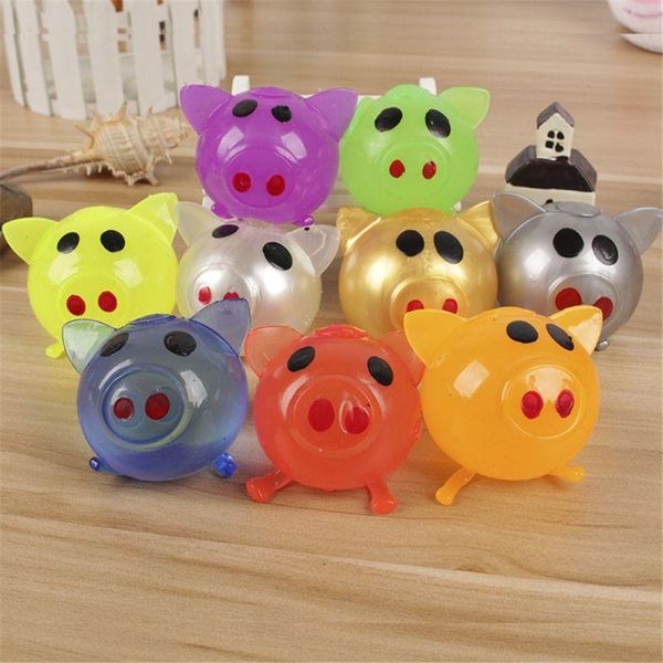 

party masks splat ball pig stress relief squeeze toy water vent gag joke kid