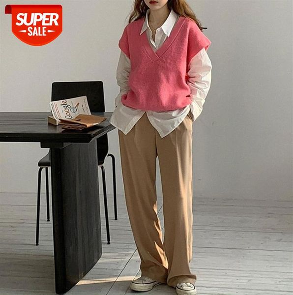 

three standard women's drape loose wide-leg trousers korean style high-waist super thin ins #pb0p, Black;gray