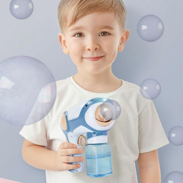 

activity trackers smoke bubble machine blower healthy with light and music garden toy gift children dq-drop