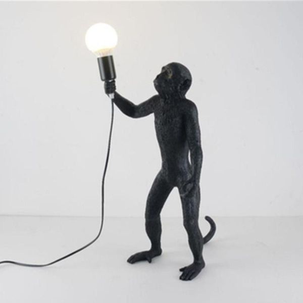 

design decorative wall hanging rope monkey lamp animal home decor a1168 objects & figurines