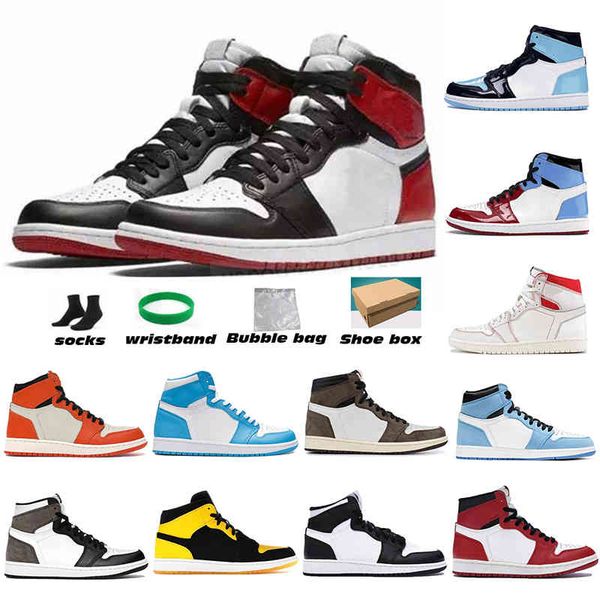 

sail university blue 1 1s mens basketball shoes sneakers fire red thunder oreo diy bred black cat shimmer guava ice what the white cement