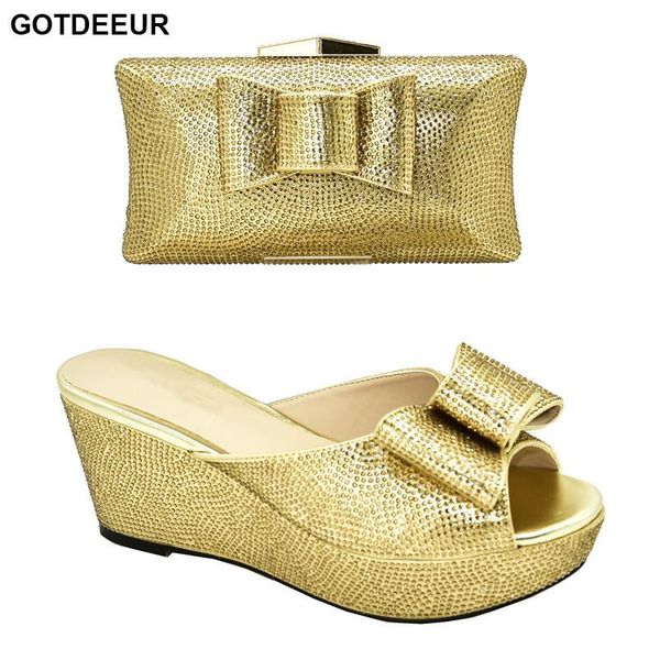 

dress shoes african wedding italian shoe and bag sets ladies special materials high heels 8 cm matching set, Black