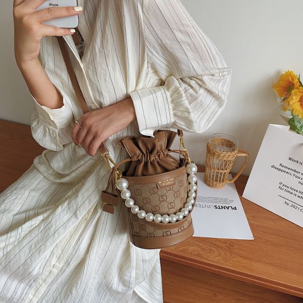 

luxury handbags pu pearl chain candy shape bag new women's portable single shoulder messenger bag