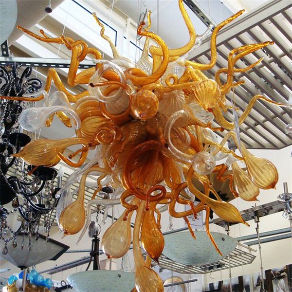 

contemporary lamps decoration led lighting crystal chandelier w80xh90 cm modern hand blown glass spiral chandeliers american style