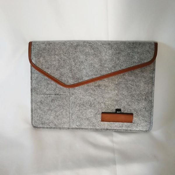 

gift wrap 2pcs multi-functional portable document bags felt file folder office briefcase multi-pocket student envelop lapbag