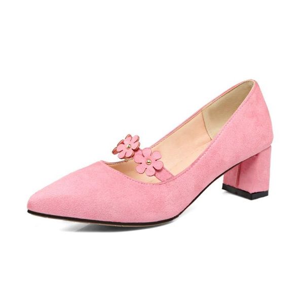 

dress shoes plus size fashion pointy cropped single ladies high heels women woman pumps, Black
