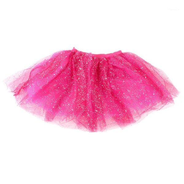 

skirts toddler kids girl princess short tutu skirt bling tulle party ballet dance, Blue