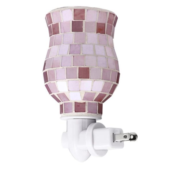 

candles 1pc creative mosaic plug-in candle warmer home melting wax lamp (us plug)