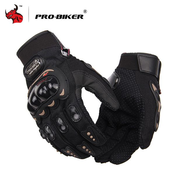 Pro-Biker Motosiklet Erkekler Tam Parmak Sürme Motosiklet Moto Motocross Guantes Eldiven M-XXL