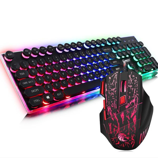 

keyboards 104 keys mechanical keyboard gaming rgb and wired game computer for backlit usb set backlight