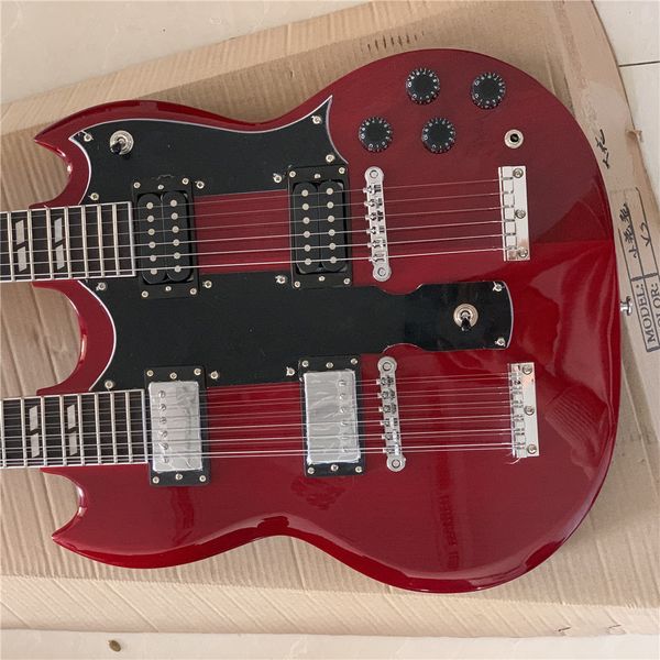 

double head electric guitar, 12 string, 6 string electric guitar order a variety of double shake guitar