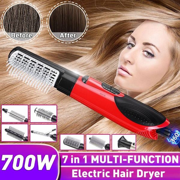 

in 1 one step hair dryer salon air styling brush negative ion generator straightener curler multifunctional comb electric brushes