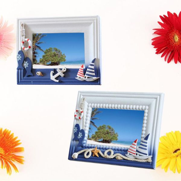 

frames 2pcs creative po frame mediterranean sea style ornaments home decoration marine series