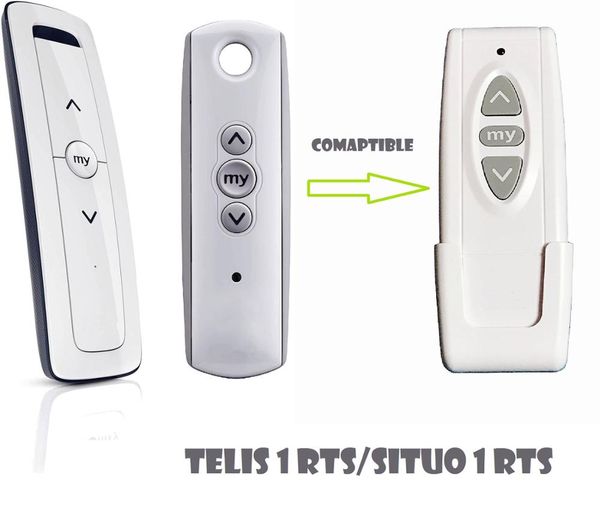 

1pack telis situo 1 rts remote control 433.42mhz replacement