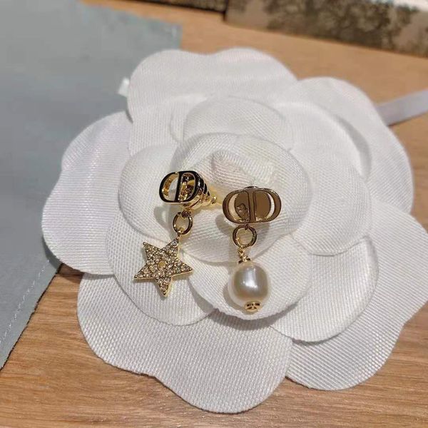 

special offer 70% off di 2021 new pearl earrings for women's, Golden;silver